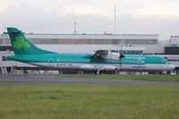 EI-FCZ @ EGFF - ATR 72-600, Stobart Air, Callsign Stobart 90CW, seen landing on runway 12 at EGFF, out of Dublin. - by Derek Flewin