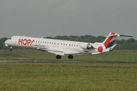 F-HMLJ @ LFRB - Canadair Regional Jet CRJ-1000, Landing rwy 25L, Brest-Bretagne Airport (LFRB-BES) - by Yves-Q