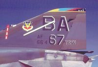 66-0467 - High lighted tail code for Wing Commander. - by Unknown
