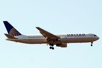 N647UA @ EGLL - Boeing 767-322ER [25284] (United Airlines) Home~G 03/08/2013. On approach 27L. - by Ray Barber