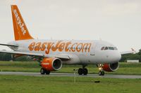 G-EZFW @ LFRB - Airbus A319-111, Taxiing to holding point rwy 25L, Brest-Bretagne airport (LFRB-BES) - by Yves-Q