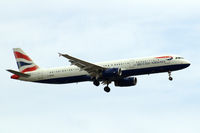 G-MEDG @ EGLL - Airbus A321-231 [1711] (British Airways) Home~G 01/08/2014. On approach 27L. - by Ray Barber