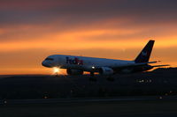 N934FD @ KBIL - Nov 22, 2014  Landing at dawn KBIL - by Daniel Ihde