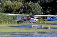 N3161N @ 96WI - Cessna 120 [13419] Vette/blust Seaplane Base Oshkosh~N 30/07/2008 - by Ray Barber