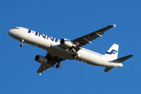 OH-LZB @ EGLL - OH-LZB   Airbus A321-211 [0961] (Finnair) Home~G 10/11/2013. On approach 27R. - by Ray Barber