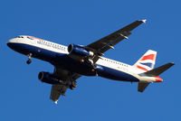 G-EUYE @ EGLL - Airbus A320-232 [3912] (British Airways) Home~G 10/11/2013. On approach 27R. - by Ray Barber