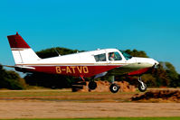 G-ATVO @ EGBR - Arrival, fine weather on the day - by glider