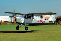 G-AHBM @ EGBR - Always good to see this classic arriving - by glider