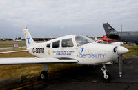 G-BRFM @ EGLF - On static display at FIA 2010. - by kenvidkid