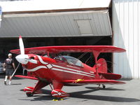 N49BR @ SZP - 1980 Aerotek PITTS S-2A SPECIAL, four ailerons, Lycoming AEIO-540 260 Hp, at hangar - by Doug Robertson