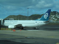 ZK-NGR @ NZWN - my taxi down today - part hidden on stand - by magnaman