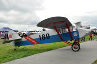 HB-ETI @ LSMP - Comte AC-4 Gentleman sportsplane parked at Payerne Air Base, Switzerland, for AIR14. - by Henk van Capelle