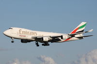 OO-THD @ LMML - B747-400 OO-THD Emirates Airlines - by Raymond Zammit
