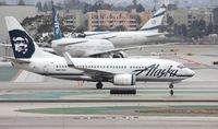 N611AS @ KLAX - Boeing 737-700 - by Mark Pasqualino