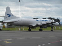 ZK-FTA @ NZAA - On convair apron along with others awaiting daily freight runs - by magnaman