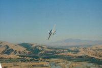 N4058J - 58J in the Livermore Valley,Ca.(actually Sunol). In the far distance is Mt Diablo,a very prominent landmark.At 3849 ft,it made navigation easy as you could see it for over a 100 miles in almost any direction.. - by S B J