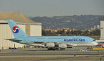 HL7628 @ KLAX - Taxiing to gate at LAX - by Todd Royer