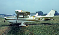 OO-PRS @ EBGB - OO-PRS   R/Cessna F.172M Skyhawk [1044] Grimbergen~OO 13/08/1977. From a slide. - by Ray Barber