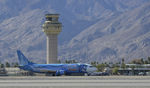 N706AS @ KPSP - Arriving at Palm Springs - by Todd Royer
