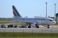 F-GUGK @ LFRB - Airbus A318-111, Gates area, Brest-Bretagne airport (LFRB-BES) - by Yves-Q