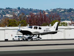 N158TA @ KSMO - N158TA arriving on RWY 21 - by Torsten Hoff