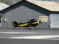 N8ZQ @ SZP - 1999 Aviat PITTS S-2C SPECIAL, Lycoming AEIO-540 260 Hp, taxi back - by Doug Robertson