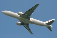 JA707J @ LFPG - Japan Airlines Boeing 777-246ER, Take off rwy 27L, Roissy Charles De Gaulle airport (LFPG-CDG) - by Yves-Q