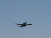 N8667H @ SZP - 1947 North American NAVION, Continental IO-520 285 Hp upgrade, takeoff climb Rwy 22, Young Eagles flight - by Doug Robertson