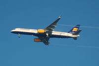 TF-FIV @ EGCC - Icelandair Boeing 757-208 on approach to Manchester Airport . - by David Burrell