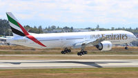 A6-ENS @ KPAE - Landing on 16R after a test flight. - by Woodys Aeroimages