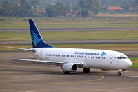 PK-GZO @ WIII - Boeing 737-4M0 [29210] (Garuda Indonesia) Jakarta-Soekarno Hatta International~PK 26/10/2006 - by Ray Barber