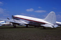 N625CL @ TMB - Weeks Air Museum (now Wings over Miami), Tamiami Airport, Curtiss C-46 Commando, N625CL in April 1990. I believe the aircraft was destroyed by Hurricane Andrew in 1992. - by Mike Boland