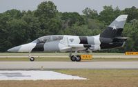 N135EM @ LAL - Black Diamond Jet Team L-39 - by Florida Metal