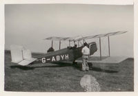 G-ABYH - Picture found in family collection. No idea when and where it was taken. - by Les Heywood (posted by grandson Tim Ward)