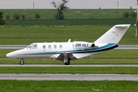 OM-HLY @ LOWW - Cessna Citation Jet 1 [525-0393] Vienna-Schwechat~OE 13/09/2007 - by Ray Barber