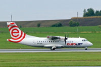 SP-EDF @ LOWW - Aerospatiale ATR-42-512 [559] (Eurolot) Vienna-Schwechat~OE 13/09/2007 - by Ray Barber