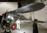 K8042 - Preserved inside London - RAF Hendon Museum - by Shunn311