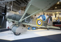 R9125 - Preserved inside London - RAF Hendon Museum - by Shunn311