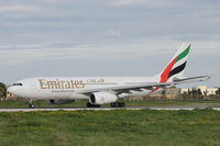A6-EKW @ LMML - A330 A6-EKW Emirates Airlines - by Raymond Zammit
