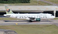 N207FR @ TPA - Frontier Thunder A320 - by Florida Metal
