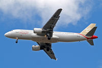 TS-INN @ EGLL - Airbus A320-212 [0793] (Libyan Airlines) Home~G 03/08/2013. On approach 27R. - by Ray Barber