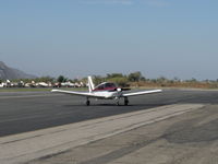 N7526J @ SZP - 1968 Piper PA-28R-180 ARROW, Lycoming IO-360-B1E 180 Hp, taxi off the active - by Doug Robertson