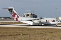 A7-MAB @ LMML - Departing runway 13 - by Roberto Cassar