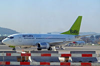 YL-BBF @ LSZH - Boeing 737-548 [24878] (Air Baltic) Zurich~HB 07/04/2009 - by Ray Barber