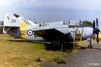 XA508 @ EGBE - Pictured on display at the Midland Air Museum in July 1997 - by Clive Pattle