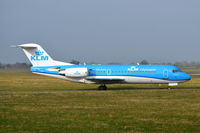 PH-KZU @ EGSH - Seen in KLM's new colour scheme. - by Graham Reeve