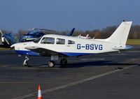 G-BSVG @ EGTB - Piper PA-28-161 at Wycombe Air Park  - by moxy