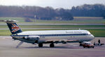G-AVMZ @ EGCC - One-Eleven 111-510ED of British Airways as seen at Manchester in February 1974. - by Peter Nicholson