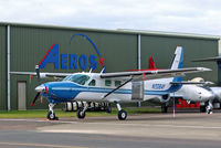 N208AY @ EGBJ - Cessna 208B Grand Caravan [208B-1146] (Aerodynamics) Staverton~G 13/03/2013 - by Ray Barber