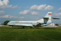 F-GCVJ @ LFRN - Aerospatiale SE-210 Caravelle 12, preserved at Rennes St Jacques airport (LFRN-RNS) - by Yves-Q